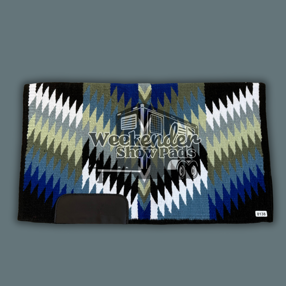 Tapis De Selle Western Show - Fait Main En Laine - Coussin De Spectacle - Inde